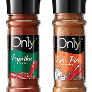 On1y Spice Garden (Set of 2) | Paprika Powder (52g) + Piri-Piri Seasoning (52g)