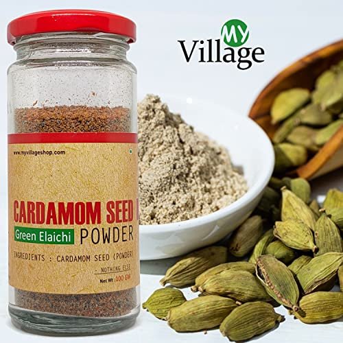 51Im4AEI3QL - Manvik Foods My Village Cardamom Seed Powder / Natural and Organic Elaichi Seed Powder (100 gm) - Image 3
