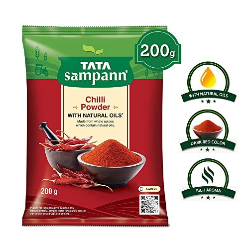 - Manvik Foods Tata Sampann Chilli Powder With Natural Oils, 200g - Image 3
