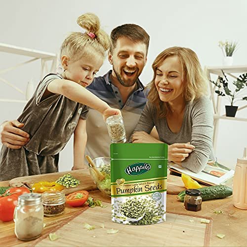 51JhYMFidhL - Manvik Foods Happilo Premium Roasted Pumpkin Seeds for Eating 200g | Lightly Salted for Healthy Diet | Immunity Booster and Fiber Rich Superfood | Crunchy Healthy Snack - Image 8