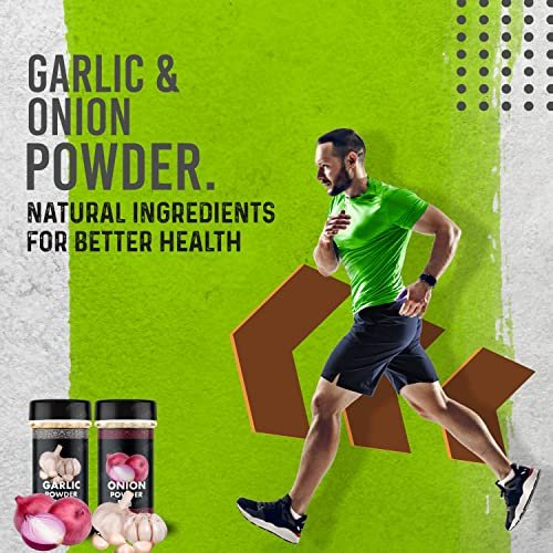 51KYHk5TrBL - Manvik Foods HARIBAS Combo Dry Onion Powder and Garlic Powder 50gm Each | For Cooking & Baking | Gluten Free Seasoning - Image 4