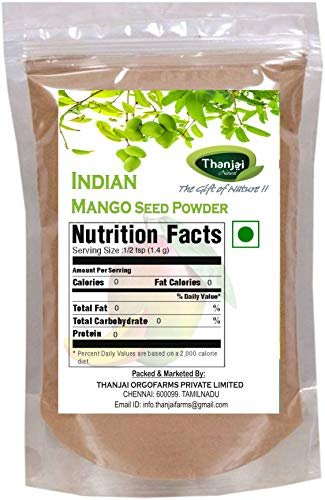 51LMFIsP2qL - Manvik Foods Thanjai Natural 250Grams Mango Seed Powder 100% Natural, Made in Oldest Traditional Method, No Preservatives - Image 3