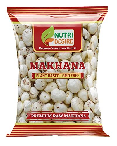 51MiQwCnofL - Manvik Foods Nutri Desire Fox Nuts Phool Makhana 1kg : A Delicious and Nutritious Snack