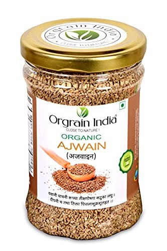 51OSMcwY6OL - Manvik Foods Orgrain India Organic Ajwain Whole | Carom Seeds