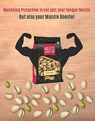 51Or lwDkKL - Manvik Foods Nuts About You California Pistachios Roasted & Salted, 250 g - Image 5