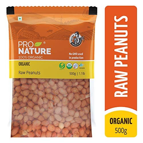 51OsH06W1TL - Manvik Foods Pro Nature Organic Raw Peanuts, 500g - Image 4