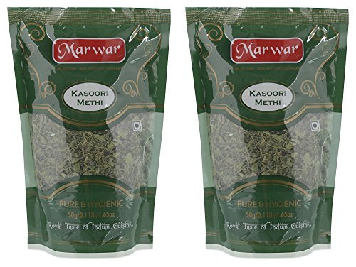 51Ou4eS73LL - Manvik Foods Marwar Premium Kasuri Methi, Dry Fenugreek Leaves 100gm (Aromatic Kasoori Methi)