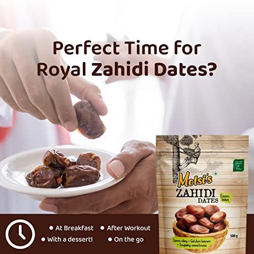 51PCjU91cDL - Manvik Foods Molsi's Royal Zahidi Dates (Semi-Dry), 500g ( Pack of 2) | Royal Zahidi Semi-Dry Dates - Image 6