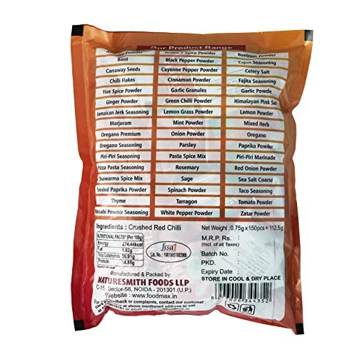 51Q3BAlY3SL - Manvik Foods NATURESMITH Sachet Chilli Flakes, 150 PCS - Image 3