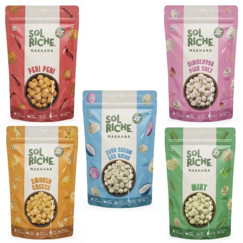 51RH6R00y7L - Manvik Foods Sol Riche Olive Oil Roasted Makhana - The Perfect Snack for Health-Conscious People