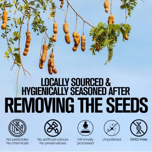 51Syw355yYL - Manvik Foods Safe Harvest Pesticide-Free Seedless Tamarind | Seedless Emli | Soft & Delicious - 500g - Image 5