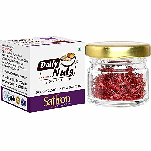 - Manvik Foods Dry Fruit Hub Saffron Original Kashmiri Kesar 1gm Kesher | Keshar Kashmir Zafran | kisar | kungumapoo Original For Pregnant Women | Pooja | Tilak | Biryani - Image 4
