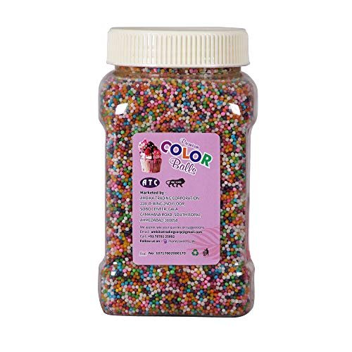 51UzcJlwyhL - Manvik Foods Honey Sweets Edible Premium Color Balls for Cake Cupcake Decoration - 500 Grams - Image 3