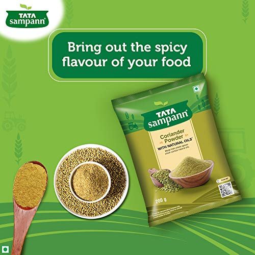 51V6kc5O8wL - Manvik Foods Tata Sampann Coriander Powder With Natural Oils, 200g - Image 6