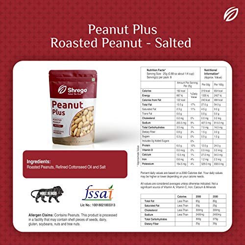 51W3QQF9Q6L - Manvik Foods SHREGO Peanut Plus Roasted Peanut Salted 360G (2X180G Vacuum Packed) - Image 7