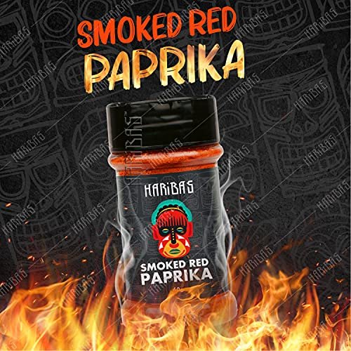 51WoKlTT51S - Manvik Foods HARIBAS Pure Smoked Red Paprika 60Grms, Natural Vegetarian Dry Hot and Spicy Chilli Aromatic Seasoning Powder - Image 4