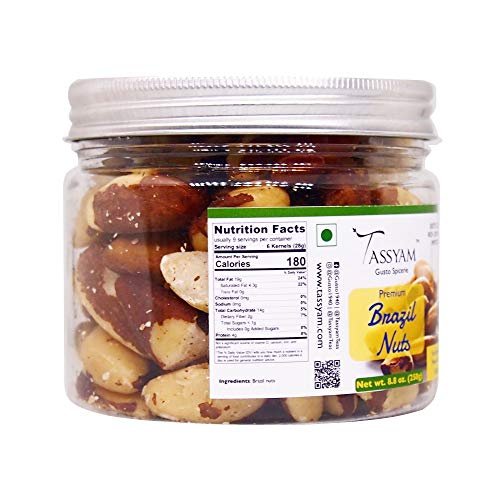 51WyTbqwlML - Manvik Foods Tassyam Premium Exotic Brazil Nuts Jar (250 g) - Image 4