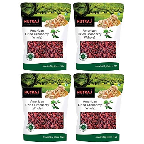 51YvWrGNpeL - Manvik Foods Nutraj American Dried Whole Cranberries 800g (4x200g)