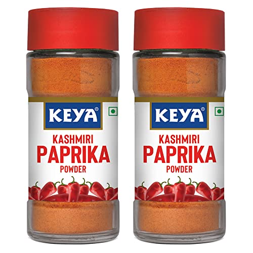 51a UppCSCL - Manvik Foods Keya Kashmiri Paprika Powder | Exotic Spices | 55gm, Pack 2
