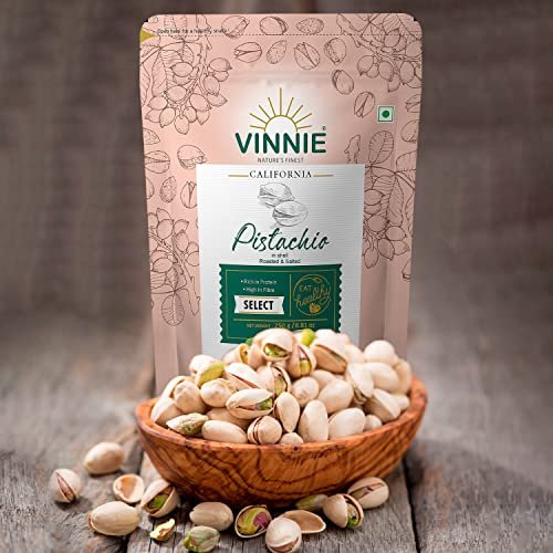 51aMf9 jCuL - Manvik Foods Vinnie American Inshell Pistachios - Roasted and Salted Pista with Shell - Tasty, Healthy Nuts and Dry Fruits - 250 Grams, Pack of 1 - Image 7