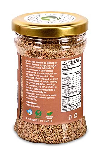51b0T5DzYHL - Manvik Foods Orgrain India Organic Ajwain Whole | Carom Seeds - Image 5