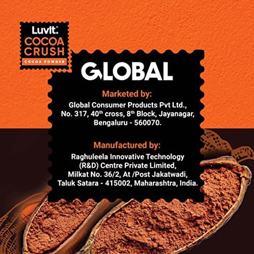 51b7UVaQUJL - Manvik Foods LuvIt Cocoa Crush - Cocoa Powder | Unsweetened, Vegan, Gluten Free | Perfect for Baking Cakes, Cookies | Shakes, Smoothies, Frosting making | Pack of 4-95g each - Image 6