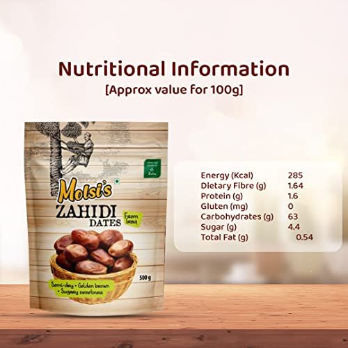 - Manvik Foods Molsi's Royal Zahidi Dates (Semi-Dry), 500g ( Pack of 2) | Royal Zahidi Semi-Dry Dates - Image 5