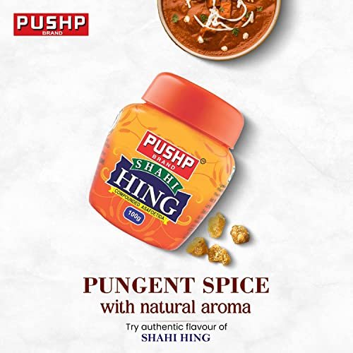 51cLznqBKnL - Manvik Foods Pushp Brand Asafoetida Hing Jar (50 GM) - Image 3