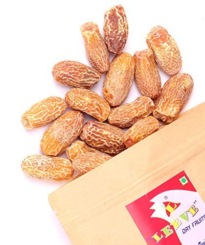 51cW2dO64L - Manvik Foods Leeve Brand Dry Fruits Best Fresh Exotic Dried Date Suka Khajur Kharik Yellow Pila Chuara Chuwara 400G - Image 3
