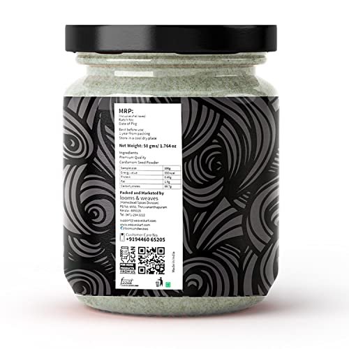 51f2H2nRafL - Manvik Foods looms & weaves – Cardamom Seeds Powder (50 gm) - Image 3