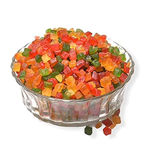 51gCkFf7I2L - Manvik Foods Dry Fruit Hub Cake Sprinkles Combo 300gms, Sprinkles For Cake Decoration, Choco Chips For Cake, Dark & White Choco Chips, Tutti Frutti-Cherries, Rainbow Balls For Cake, Cake Decorating, Each 50gms - Image 4