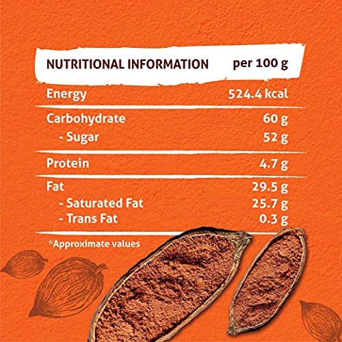 51ht85oeLWL - Manvik Foods LuvIt Cocoa Crush - Dark Compound Bars | Perfect for Baking, Frosting, Chocolate Making | 500g - Image 4