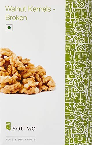 51j0979lXL - Manvik Foods Amazon Brand - Solimo Premium Walnut Kernels - Broken, 500g