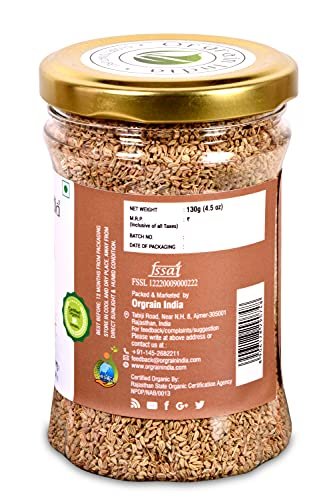 51jy1PJNq5L - Manvik Foods Orgrain India Organic Ajwain Whole | Carom Seeds - Image 4