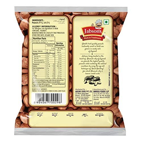 51kLEX7ywpL - Manvik Foods Supreme Vacuum packed Bharuchi Peanut 200gm - Image 4
