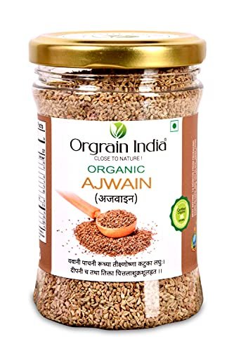 51lA2HdMNL - Manvik Foods Orgrain India Organic Ajwain Whole | Carom Seeds - Image 3