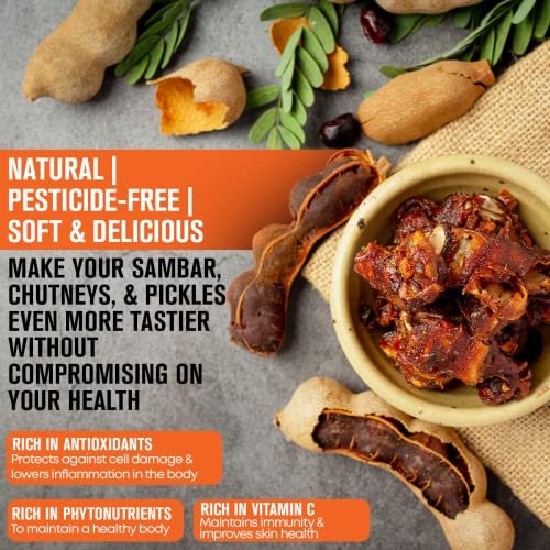 - Manvik Foods Safe Harvest Pesticide-Free Seedless Tamarind | Seedless Emli | Soft & Delicious - 500g - Image 6