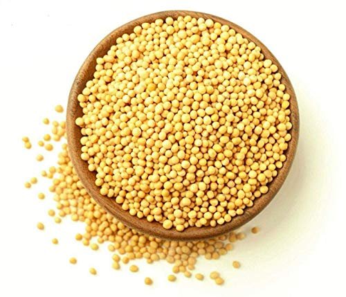 51mSWpJ4OZL - Manvik Foods Nutrilin Organic Yellow Mustard Seed | Peeli Sarson | Whole Pilli Sarso (Sortex Clean) (200) - Image 3