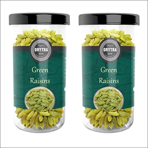- Manvik Foods Drytra Premium Raisins | Green Raisins |100% Pure Premium Green Raisins Seedless (1kg)