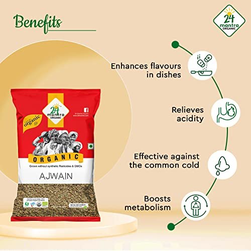 51oODDccMiL - Manvik Foods 24 Mantra Organic Ajwain Seeds | Carrom seeds | Vaamu - Image 5