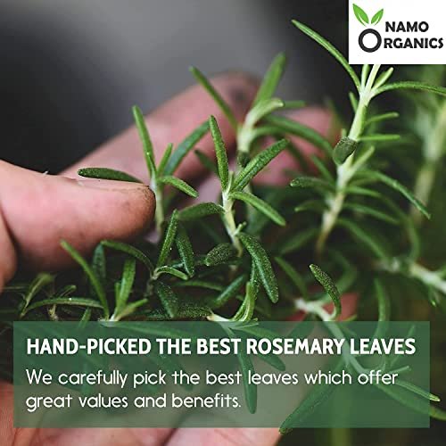 51oVzvnACVL - Manvik Foods Namo Organics - Rosemary Dried Leaves - 100 Gm - For Hair Growth & Rosemary Leaf Tea - Organic Dry Herb - Image 5