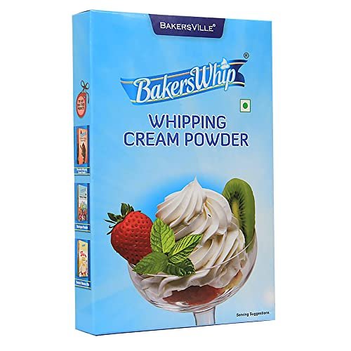 51oot9ORBL - Manvik Foods BakersWhip Whipping Cream Powder Combo (Vanilla - 200g & Chocolate 200g) | Gluten Free Whipping Cream Powder - Image 3