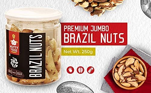 51payAY3KWL - Manvik Foods Nutty Yogi Premium Jumbo Brazil Nuts | No Preservative - 200gm - Image 5