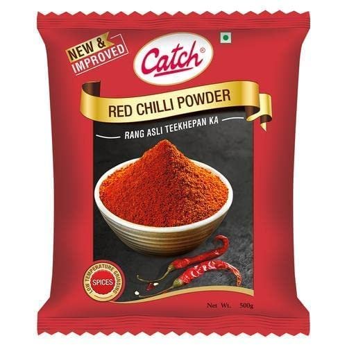 51q3 47kIL - Manvik Foods Catch Red Chilli Powder, 500g
