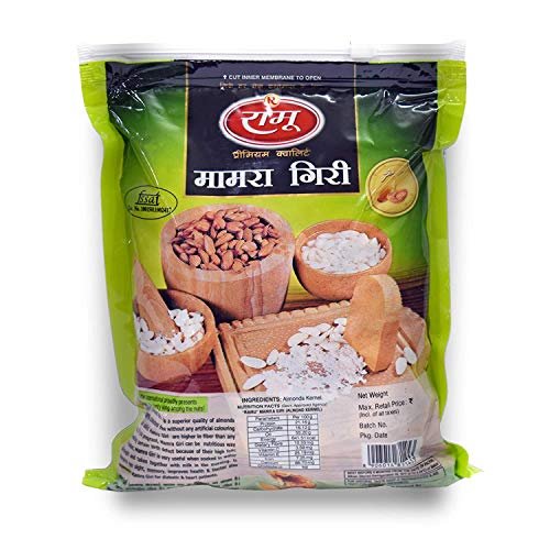 51qzl3a4zWL - Manvik Foods Ramu Afghani Almond Giri (Mamra Badam) Grade - Big Size Pouch, 250 g, Dry Fruits - Image 5