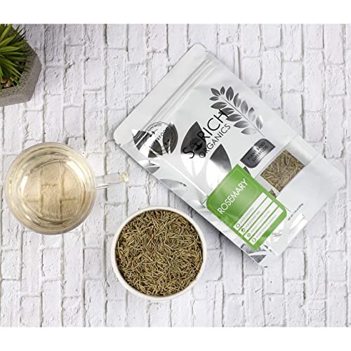 51r0woBgoIL - Manvik Foods Sorich Organics Rosemary Herbal Tea 100gm | Rosemary Tea for Hair Growth, Weight Management | Boosts Immune System, Memory, Eye Vision | Rich in Antioxidants | Improves Digestion - Image 3