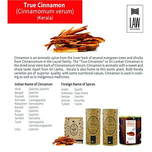51rBzcqDBVL - Manvik Foods looms & weaves – Kerala True Cinnamon Powder - (Dalchini) (Cinnamomum verum )- (50 gm) - Image 4