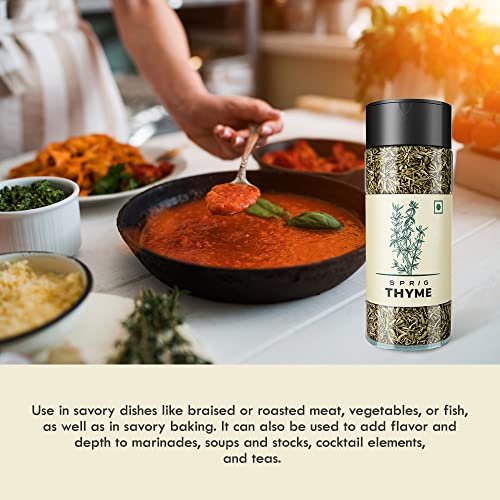 51rq4sXjPuL - Manvik Foods SPRIG Thyme Herb | Thyme Seasoning |Crushed Dried Thyme for Cooking | Thyme Spice Sprinkler |No Preservatives | No Fillers or Additives | No Anti-caking Agents | No MSG | 10gm - Image 6