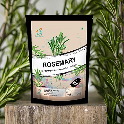 51rsqcEFN L - Manvik Foods Leanbeing Organic Rosemary Leaves 100 Gm for Seasoning ,Culinary Use and Reducing Stress - Image 3