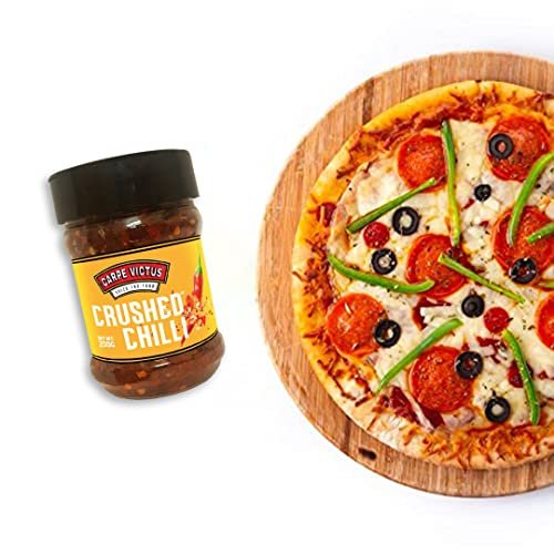 51uI2HXn8eL - Manvik Foods Carpe Victus Chilli Flakes Seasonings for Italian Dishes, Spicy Red Chilli Flakes, Pasta and Pizza Seasoning, Premium Dry Chilly Flake Sprinkler, Italian Herbs and Spices (200 grams) - Image 3
